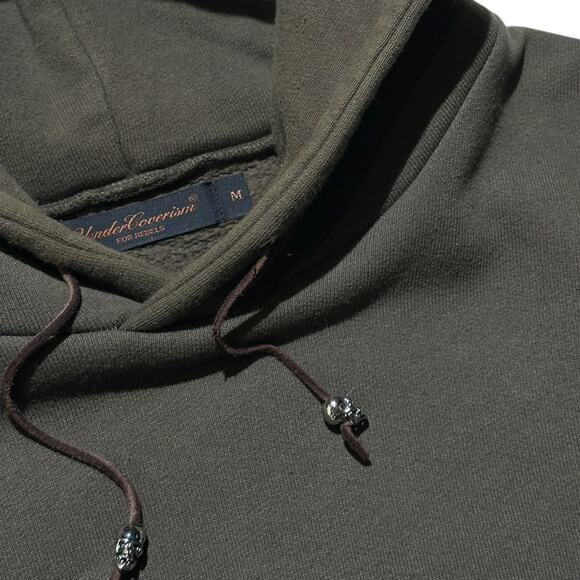 Archive Triple layered skull drawstring hoodie - Picture 2 of 5